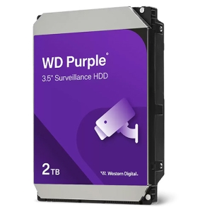 ウエスタンデジタル 3.5インチ内蔵ハードディスク 監視システム用 容量2TB キャッシュサイズ64MB WD23PURZ