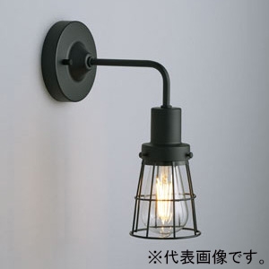 後藤照明 【受注生産品】ブラケットライト ビス止めガード BK型 電球別売 E26口金 黒塗装 【受注生産品】ブラケットライト ビス止めガード BK型 電球別売 E26口金 黒塗装 GLF-3527X