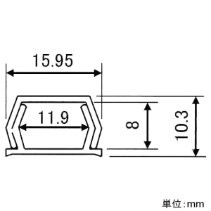 フソー化成 柄モール 1号 テープ付 長さ1m クロスピンク調 柄モール 1号 テープ付 長さ1m クロスピンク調 FM-1-1ACP 画像2