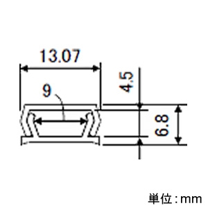 フソー化成 木目モール 0号 テープ付 長さ1m オーク 木目モール 0号 テープ付 長さ1m オーク FM-0-1O 画像2
