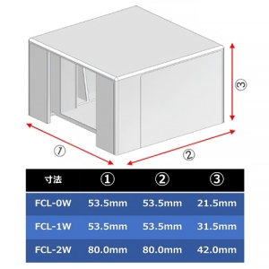フソー化成 ケーブル用ダクト分岐 0号 ケーブル用ダクト分岐 0号 FCL-0W 画像2