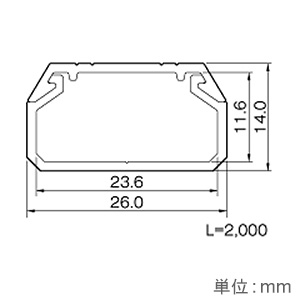 マサル工業 ニュー・エフモール 3号 長さ2m ブラウン ニュー・エフモール 3号 長さ2m ブラウン SFM3206 画像2