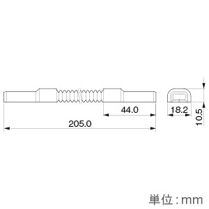 マサル工業 フレキジョイント 1号 ミルキーホワイト 《オプトモール&reg;付属品》 フレキジョイント 1号 ミルキーホワイト 《オプトモール&reg;付属品》 OFMFJ13 画像2