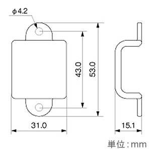 マサル工業 サドル 3号 チョコ 《屋外用オプトモール&reg;付属品》 サドル 3号 チョコ 《屋外用オプトモール&reg;付属品》 OFMS39 画像2