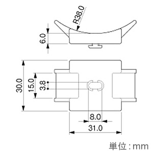 マサル工業 固定ベース 3号 グレー 《屋外用オプトモール&reg;付属品》 固定ベース 3号 グレー 《屋外用オプトモール&reg;付属品》 OFMKB31 画像2