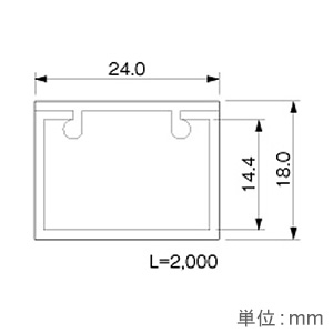 マサル工業 ケーサー 1号 長さ2m ミルキーホワイト ケーサー 1号 長さ2m ミルキーホワイト HK13 画像2