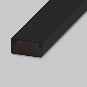 マサル工業 屋外用エムケーダクト 0号 長さ2m ブラック OMD0W