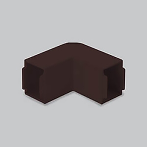 マサル工業 内外マガリ 4号 チョコ 《屋外用エムケーダクト&reg;付属品》 MDK149