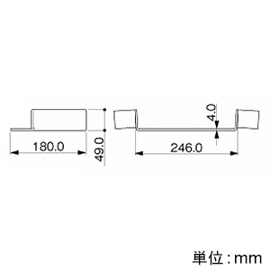 マサル工業 【受注生産品】コネクター 2510型 ミルキーホワイト 《エルダクト付属品》 【受注生産品】コネクター 2510型 ミルキーホワイト 《エルダクト付属品》 LDC223 画像2