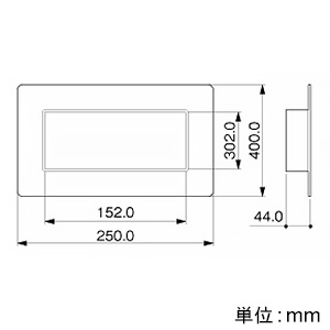 マサル工業 【受注生産品】フランジ 3015型 グレー 《エルダクト付属品》 【受注生産品】フランジ 3015型 グレー 《エルダクト付属品》 LDF331 画像2