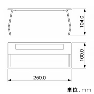 マサル工業 【受注生産品】エンド 2510型 ホワイト 《エルダクト付属品》 【受注生産品】エンド 2510型 ホワイト 《エルダクト付属品》 LDE222 画像2