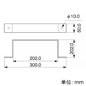 マサル工業 【受注生産品】固定バンド 2020型 グレー 《エルダクト付属品》 【受注生産品】固定バンド 2020型 グレー 《エルダクト付属品》 LDA231 画像2