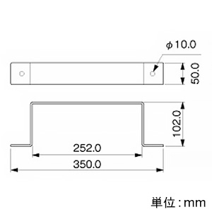 マサル工業 【受注生産品】固定バンド 2510型 グレー 《エルダクト付属品》 【受注生産品】固定バンド 2510型 グレー 《エルダクト付属品》 LDA221 画像2