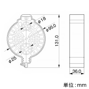 マサル工業 鳥獣侵入防止キャップ φ90mm 鳥獣侵入防止キャップ φ90mm CSBC90 画像2