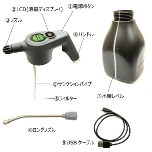 BBKテクノロジーズ BBK 電動噴霧器(エアコン洗浄機) BBK 電動噴霧器(エアコン洗浄機) C2BW 画像2