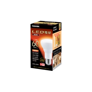 NVCライティングジャパン LED電球 レフ形 一般電球形 60W相当 電球色(2700K) E26 LDR6L-H/60V1