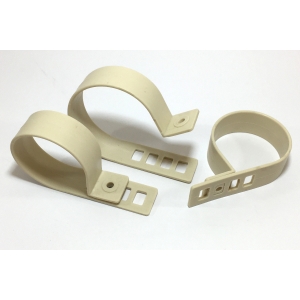 電材堂 片サドル 適応結束径φ40〜50mm ビスなし 100個入 SB-50-100DNZ