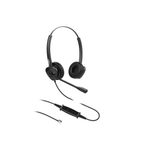 Fanvil 有線ヘッドセット 両耳タイプ QD-RJ9ヘッドセット デュアルヘッドセット 有線ヘッドセット 両耳タイプ QD-RJ9ヘッドセット デュアルヘッドセット FAN-HT302-RJ9 画像2