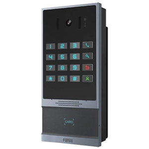 Fanvil ビデオドアホン ナイトビジョン付HD広角カメラ ナンバーパッド付 IP66 FAN-I64