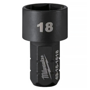 ミルウォーキー INSIDER パススルーラチェット専用ソケット 非貫通タイプ 18mm 49-16-1618
