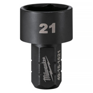 ミルウォーキー INSIDER パススルーラチェット専用ソケット 非貫通タイプ 21mm 49-16-1621