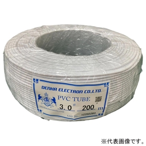 デンカエレクトロン ビニールチューブ 白  10m TB-2.5W