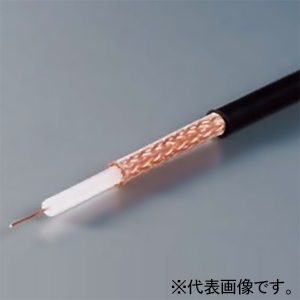 オーナンバ ポリエチレン絶縁編組形高周波同軸ケーブル 50Ω 200m巻 灰 1.5D-2V×200m