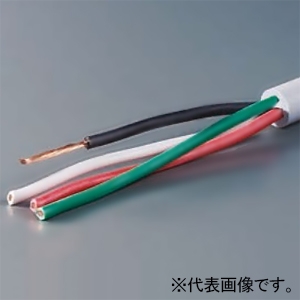 オーナンバ 耐燃性ポリエチレン絶縁耐燃性ポリエチレンシース キャブタイヤ丸形コード 2心 1.25㎟ 300V以下 100m巻 灰 耐燃性ポリエチレン絶縁耐燃性ポリエチレンシース キャブタイヤ丸形コード 2心 1.25㎟ 300V以下 100m巻 灰 EM-ECTF1.25SQ×2C×100m