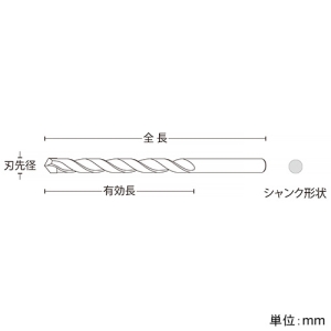 ユニカ コンクリート用ドリルビット Bタイプ・ロング(ストレート) 振動+回転用 刃先径4.8mm チャックサイズ10mm 全長150mm コンクリート用ドリルビット Bタイプ・ロング(ストレート) 振動+回転用 刃先径4.8mm チャックサイズ10mm 全長150mm BL4.8X150BP 画像3
