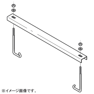 ネグロス電工 カバークランプ ARタイプ 長さ690mm 適合ケーブルラック6AR 6ACVC60