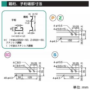 ネグロス電工 X形分岐ラック SRタイプ BLC方式 幅800mm 標準塗装仕様 X形分岐ラック SRタイプ BLC方式 幅800mm 標準塗装仕様 SRX80 画像3