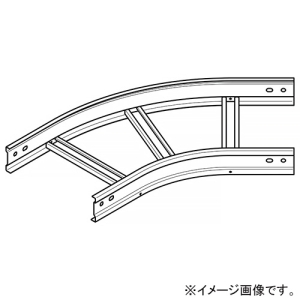ネグロス電工 【受注生産品】水平ベンドラック SRタイプ 角度45° BLC方式 組立式 幅300mm製 S-SRA345