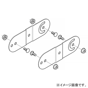ネグロス電工 上下自在ベンドラック ノンボンドタイプ SRタイプ 標準塗装仕様 2個組 SREF10NB