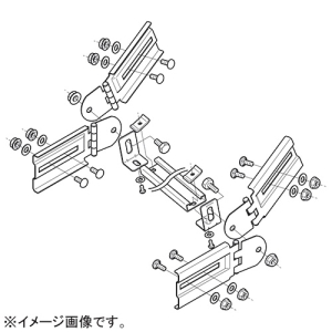 ネグロス電工 子桁付上下左右自在継金具 SRタイプ 標準塗装仕様 SRB3