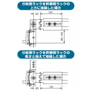 ネグロス電工 マルチ型水平自在接続金具 SRタイプ 標準塗装仕様 マルチ型水平自在接続金具 SRタイプ 標準塗装仕様 SRBL1 画像3