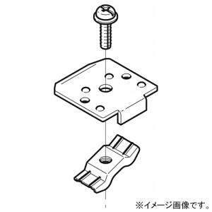 ネグロス電工 振れ止め金具 内側用 SR・QRタイプ 溶融亜鉛めっき仕上げ Z-SNQRS2