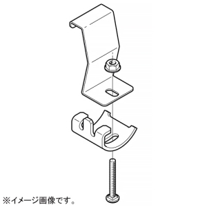 ネグロス電工 アングル用振れ止め金具 SRタイプ 接続部用 フランジ厚9〜18mm用 高耐食性めっき鋼板製 SD-SRS11T