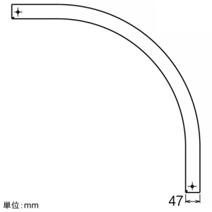 ネグロス電工 【受注生産品】アウトサイド用セパレーター SRタイプ ステンレス製 【受注生産品】アウトサイド用セパレーター SRタイプ ステンレス製 S-SRDFO-3 画像2