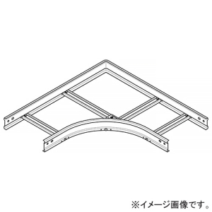 ネグロス電工 【受注生産品】外直角L形分岐ラック SRタイプ BLC方式 組立式 幅500mm 標準塗装仕様 SRKLA50