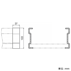 ネグロス電工 親桁用端末保護キャップ QRタイプ 左右組 マンセル値5Y7/1 親桁用端末保護キャップ QRタイプ 左右組 マンセル値5Y7/1 QRBC-5Y 画像2
