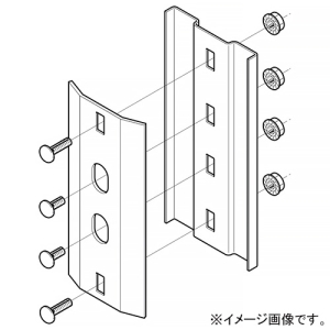 ネグロス電工 補強継ぎ金具 ノンボンドタイプ QRタイプ 溶融亜鉛めっき仕上げ Z-QRG1R