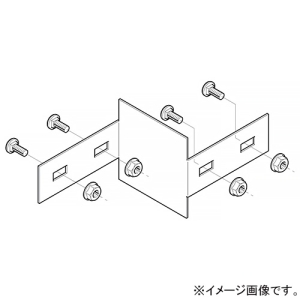 ネグロス電工 口径違い金具 QRタイプ 幅150mm 標準塗装仕様 QRR15