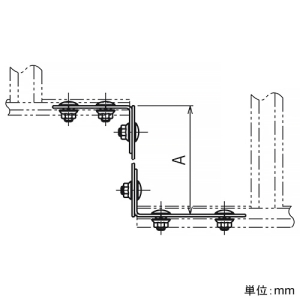 ネグロス電工 口径違い金具 SR・QRタイプ 幅200mm 標準塗装仕様 口径違い金具 SR・QRタイプ 幅200mm 標準塗装仕様 QSRR20 画像2