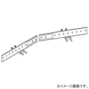 ネグロス電工 親桁補足継ぎ金具 QRタイプ 2個組 標準塗装仕様 QRG1L