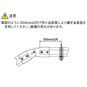 ネグロス電工 上下自在継ぎ金具 ノンボンドタイプ QRタイプ 溶融亜鉛めっき仕上げ 上下自在継ぎ金具 ノンボンドタイプ QRタイプ 溶融亜鉛めっき仕上げ Z-QRFG1NBF 画像3