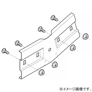 ネグロス電工 上下ベンド継ぎ金具 ノンボンドタイプ QRタイプ 角度15° 標準塗装仕様 QRVG15