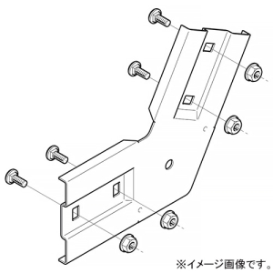 ネグロス電工 上下ベンド継ぎ金具 ノンボンドタイプ QRタイプ 角度60° 標準塗装仕様 QRVG60