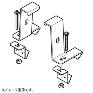 ネグロス電工 アングル用振れ止め金具 QRタイプ フランジ厚4〜6mm用 適合山形鋼40・50mm 左右組 溶融亜鉛めっき仕上げ アングル用振れ止め金具 QRタイプ フランジ厚4〜6mm用 適合山形鋼40・50mm 左右組 溶融亜鉛めっき仕上げ Z-QRS1L4050