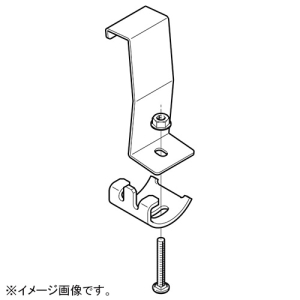 ネグロス電工 アングル用振れ止め金具 QRタイプ 接続部用 フランジ厚9〜18mm用 溶融亜鉛めっき仕上げ Z-QRS11T