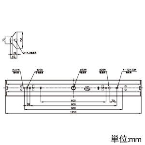 ホタルクス 【受注生産品】LED一体型ベースライト≪Nuシリーズ≫ 40形 逆富士形 150mm幅 ホタルックタイプ 直付形 5200lmクラス FHF32定格出力×2灯相当 固定出力タイプ 昼白色 【受注生産品】LED一体型ベースライト≪Nuシリーズ≫ 40形 逆富士形 150mm幅 ホタルックタイプ 直付形 5200lmクラス FHF32定格出力×2灯相当 固定出力タイプ 昼白色 MVB4104/52N5SG-N8 画像2